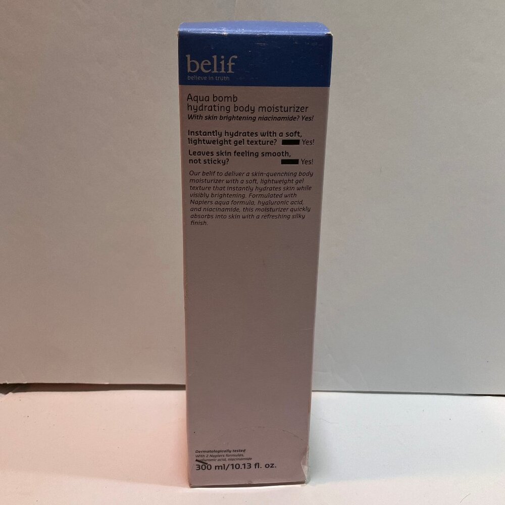 belif Aqua Bomb Hydrating Body Moisturizer 10.13oz NIB